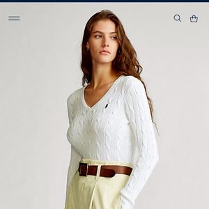 Women’s Ralph Lauren Sport Cable Knit Sweater